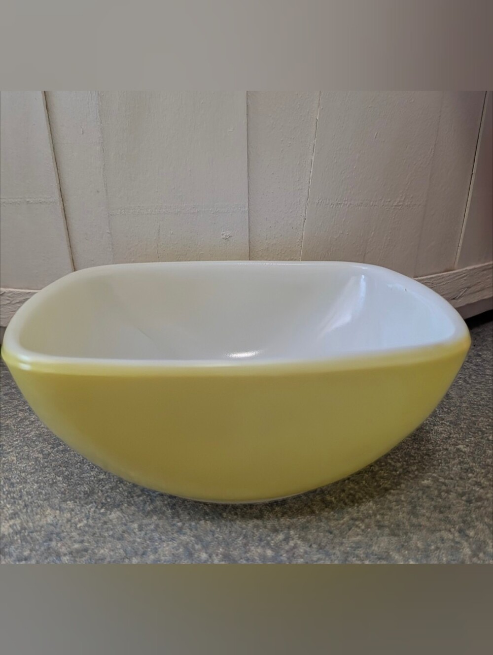Vintage Pyrex Red Square "Hostess" Serving Bowl (525B) - Min wear- no lid
